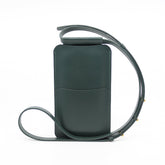 Handytasche aus Leder in Waldgrün – Ansicht 6