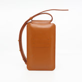 Handytasche aus Leder in Cognacbraun