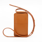 Handytasche aus Leder in Cognacbraun – Ansicht 8
