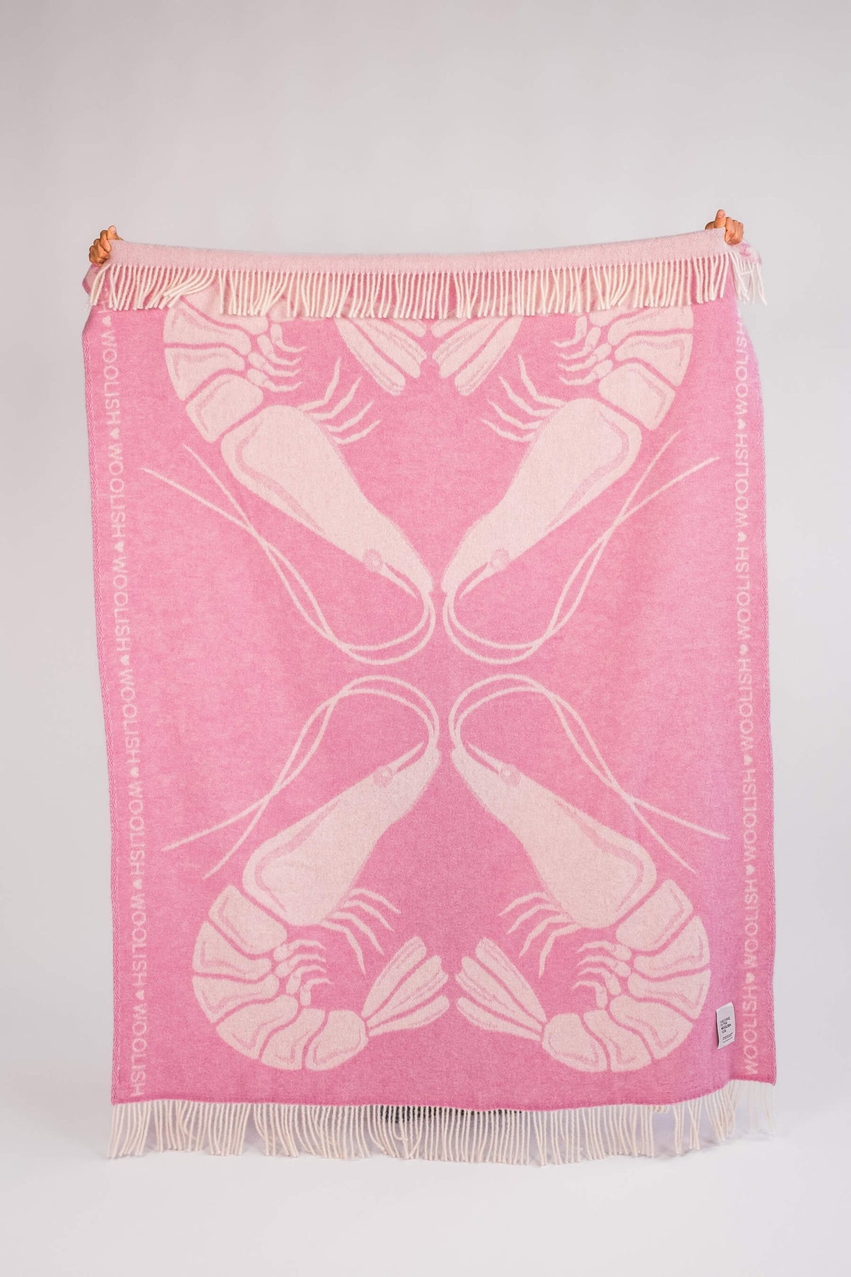 Woolish Wolldecke Shrimp Love – Ansicht 2
