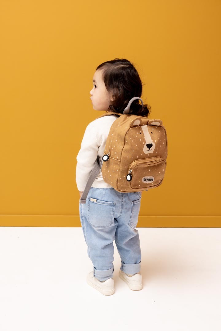 Trixie kleiner Kinderrucksack Mr. Bear in Ocker