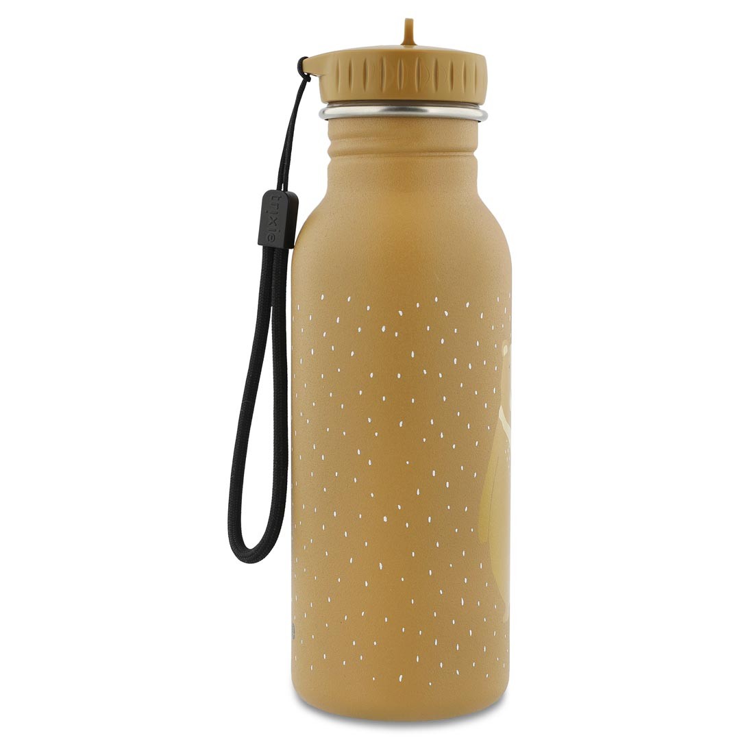 Trixie Edelstahl-Trinkflasche 500 ml Mr. Bear in Ocker