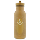 Trixie Edelstahl-Trinkflasche 500 ml Mr. Bear in Ocker
