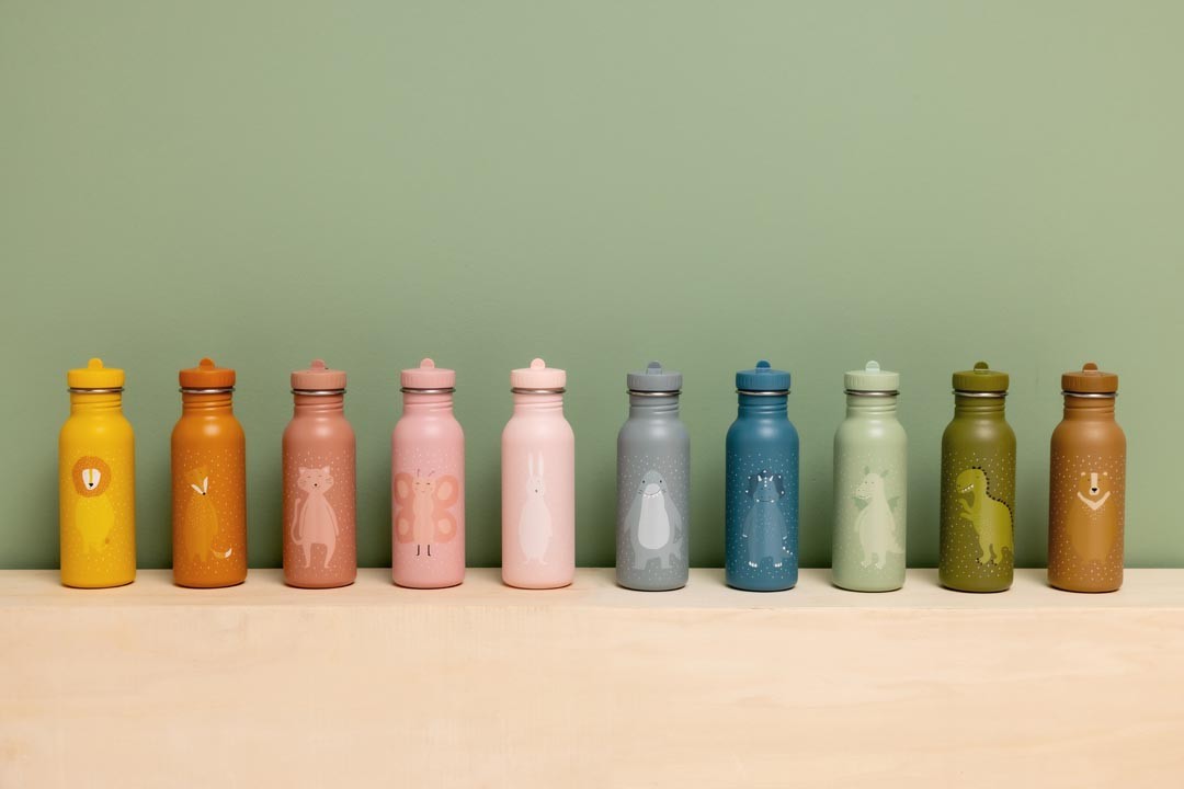 Trixie Edelstahl-Trinkflaschen 500 ml in verschiedenen Tiermotiven