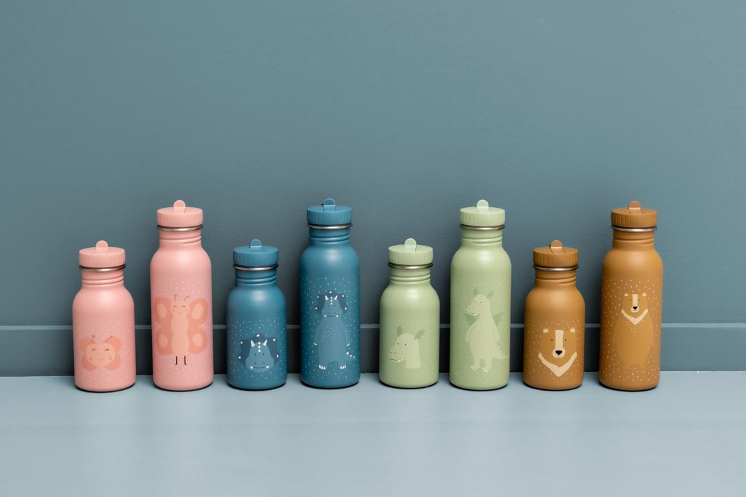 Trixie Edelstahl-Trinkflaschen 500 ml in verschiedenen Tiermotiven