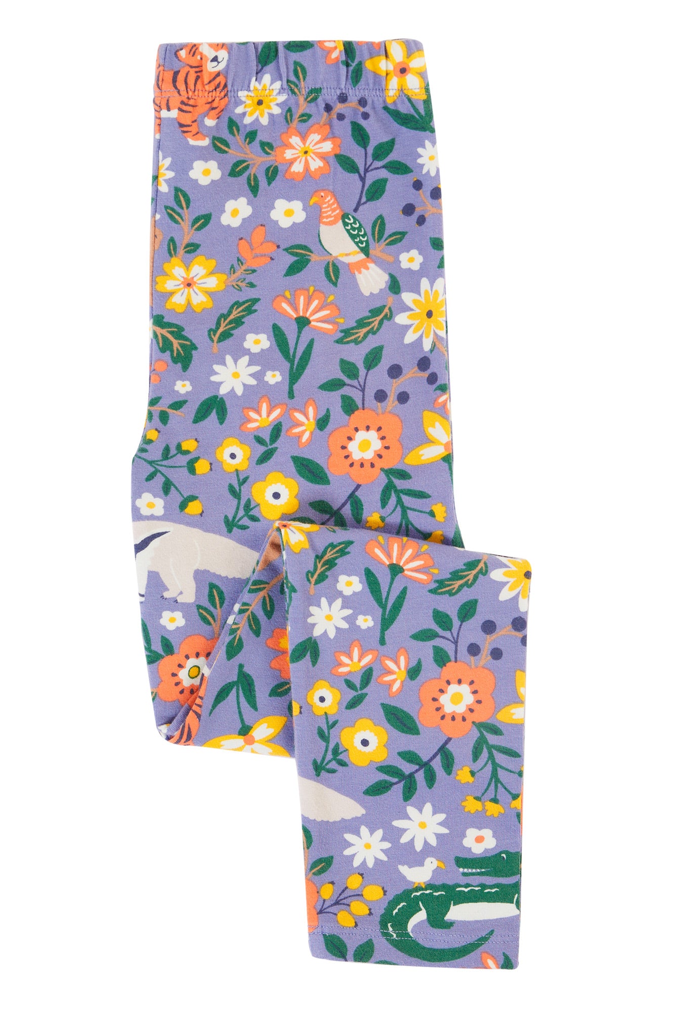 Libby Leggings Regenwald-Freunde von Frugi