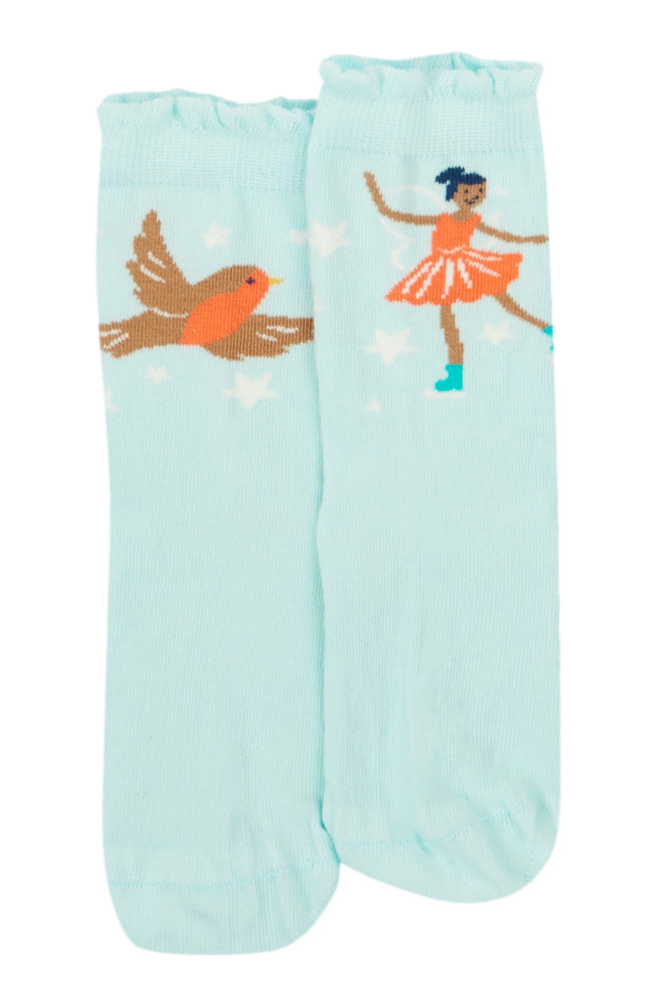 Socken von Frugi mit Feen, 2er-Pack