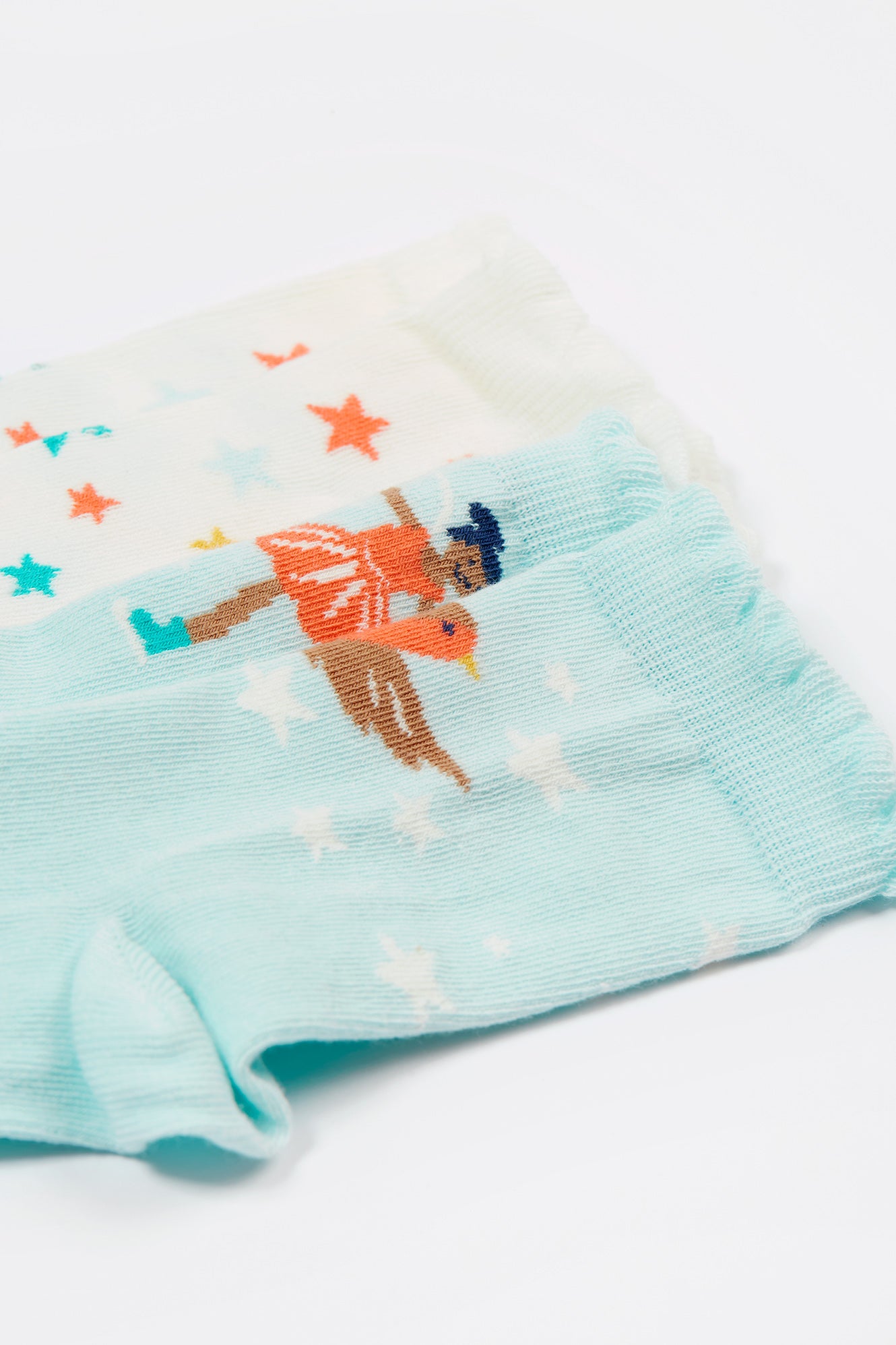 Socken von Frugi mit Feen, 2er-Pack