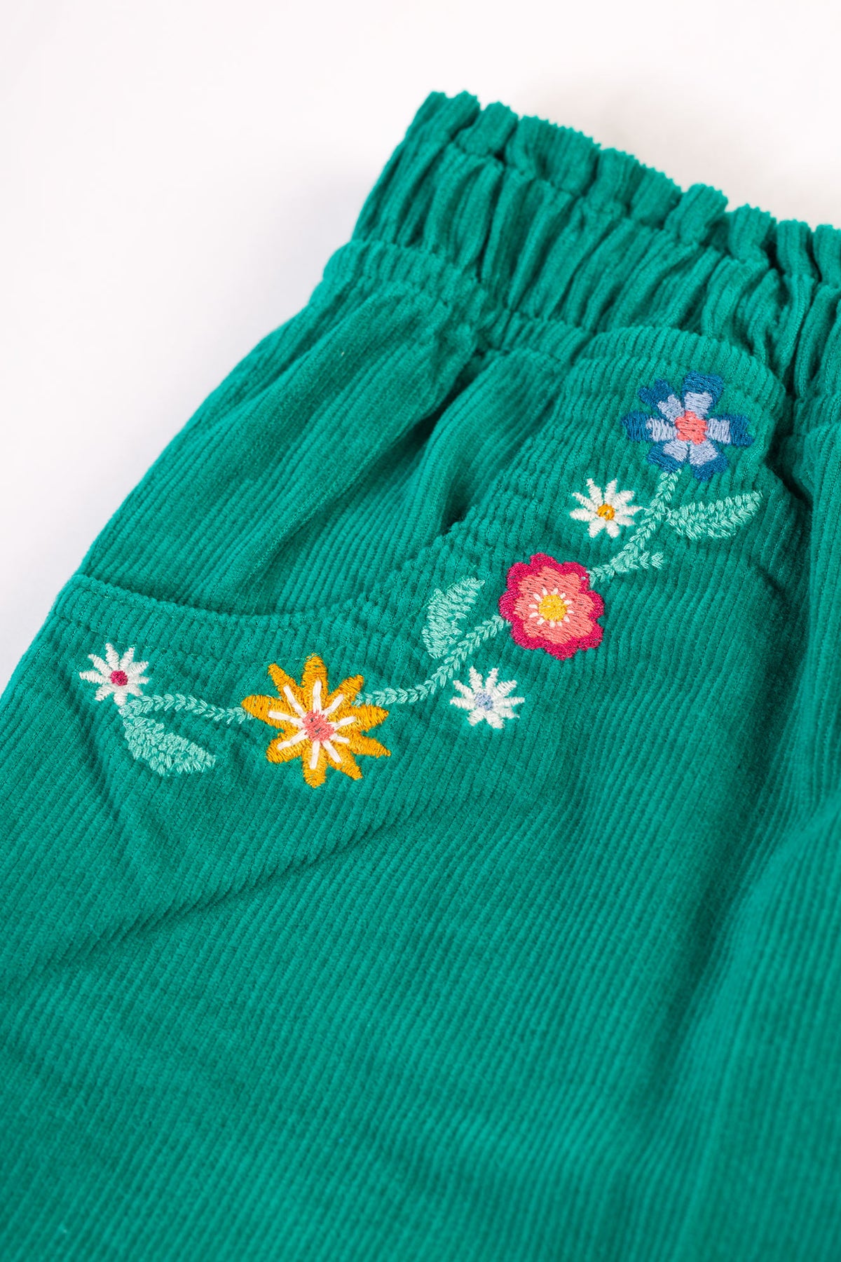 Frugi Paperbag Cordhose Grün – Ansicht 3