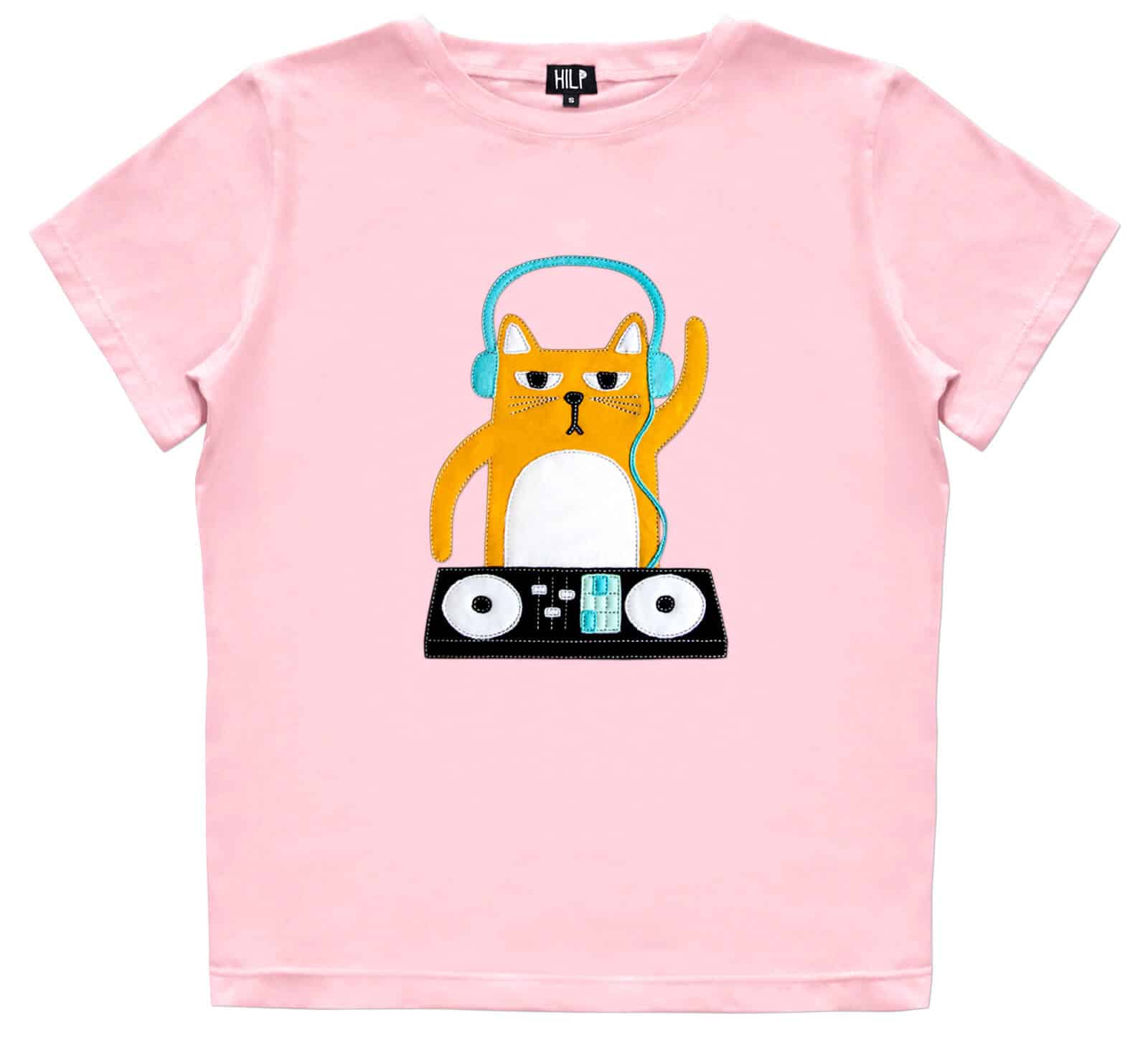 T-Shirt DJ Cat