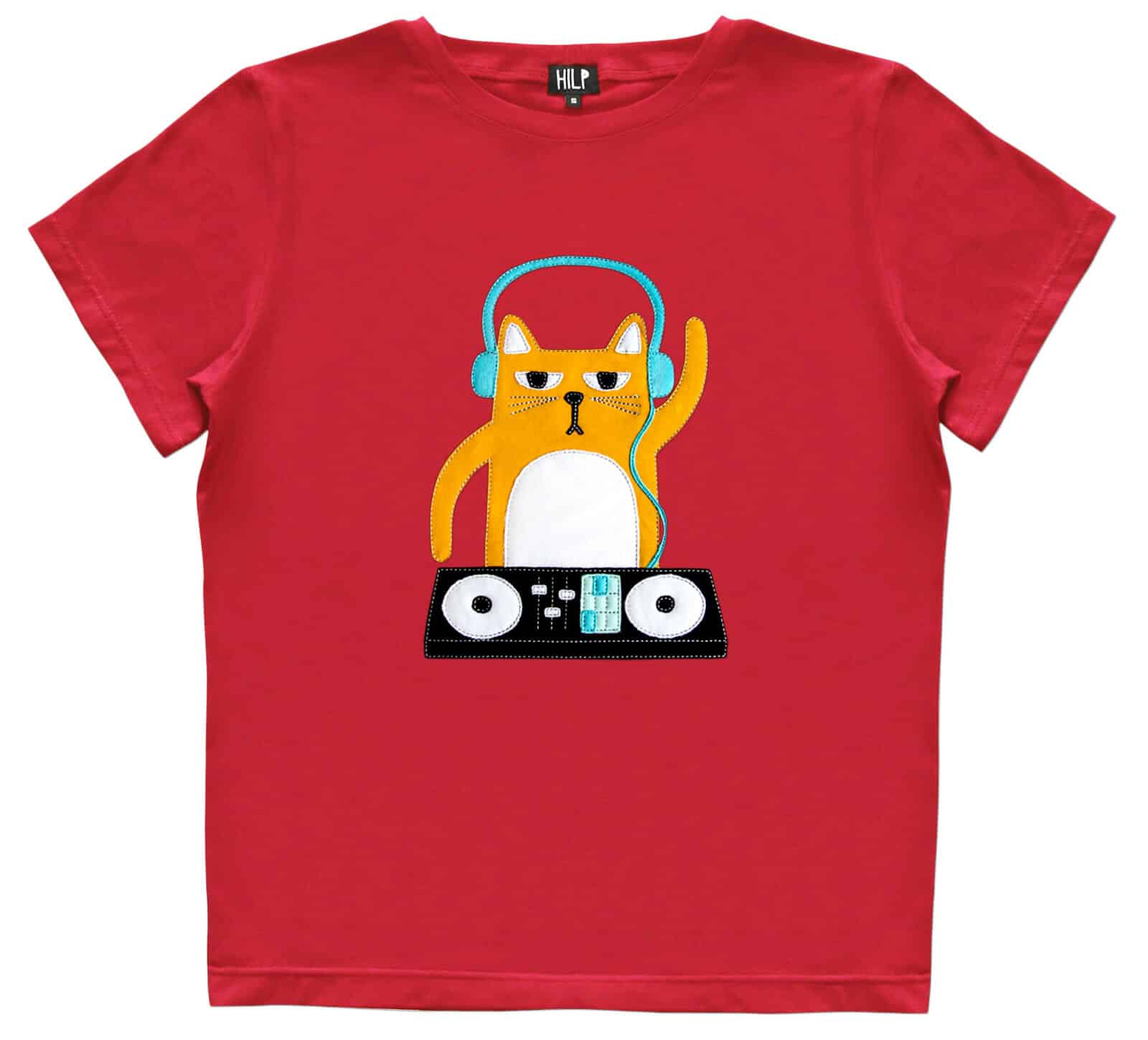 T-Shirt DJ Cat